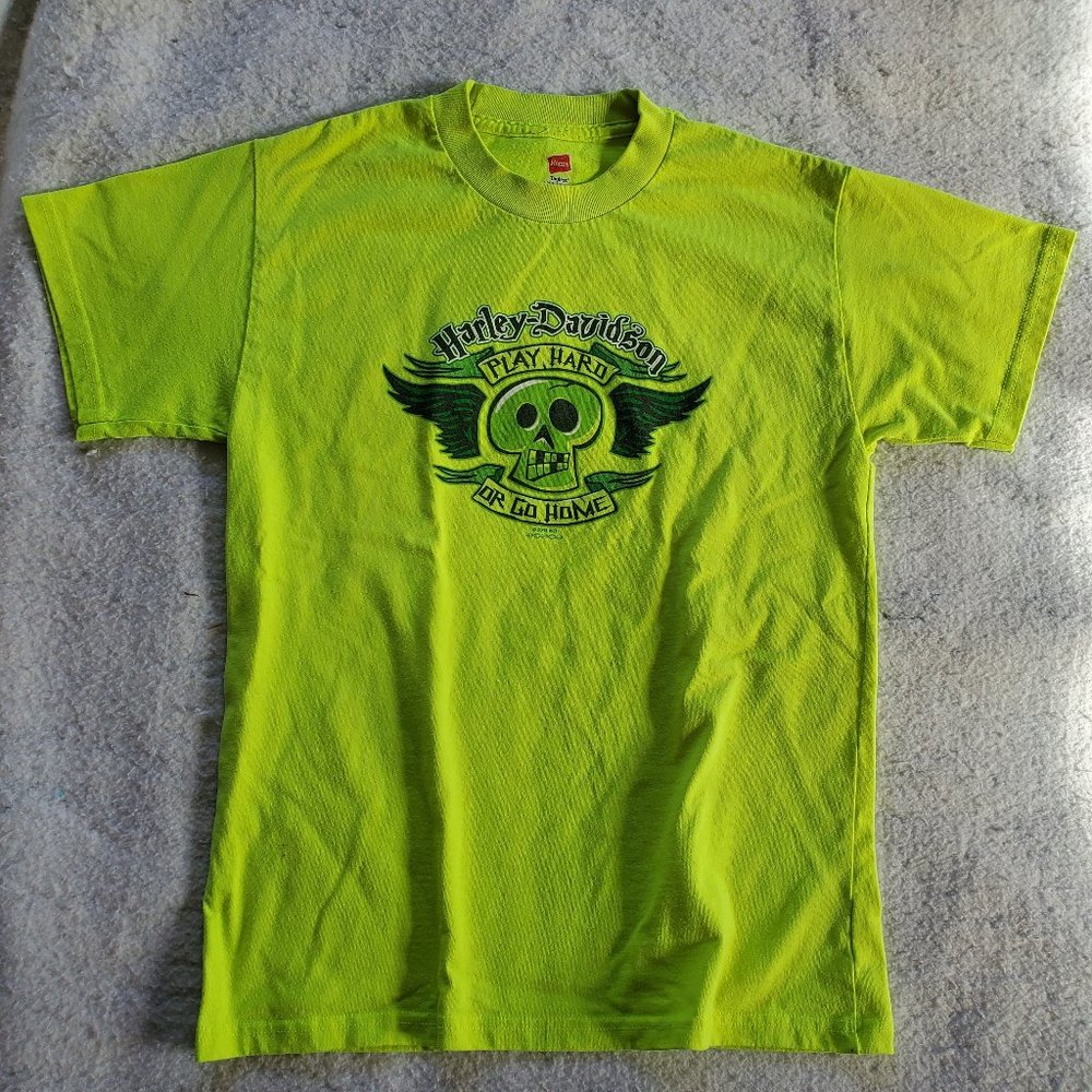 Harley Davidson, Mankato, MN Hanes Tagless T-Shirt, Youth Sz L (14-16)